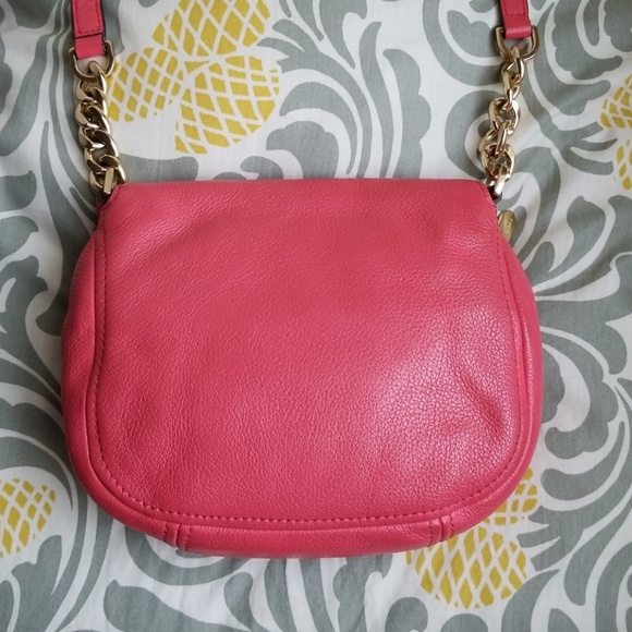 Michael Kors Bedford Flap Bubblegum Pink Crossbody - Picture 2 of 8